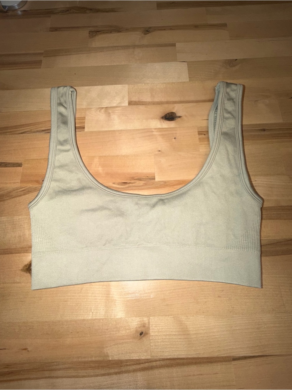 SZEP Simple Scoop Neck Seamless Sports Bra